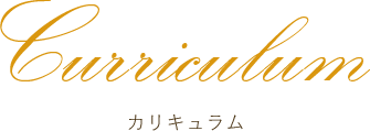 Curriculumn カリキュラム