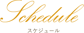 Schedule スケジュール